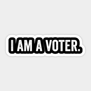 I Am A Voter Sticker